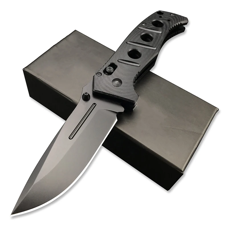 OEM Outdoor 275 G10 Handle Tactical Hunting knives Camping 9Cr18Mov Blade survival folding knife