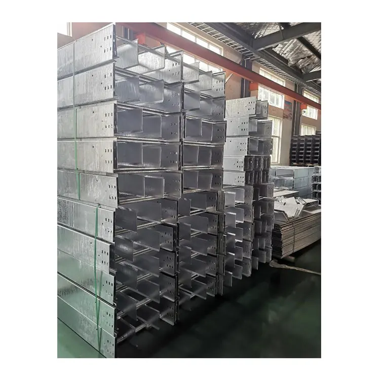 Supplier Customized Cable Tray 300mm 100mm Metal Basket Hot Dip Galvanized Cable Ladder