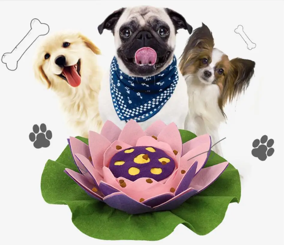 
Dog Snuffle Mat Slow Feeding IQ Training Dog Slow Eat Bowl 