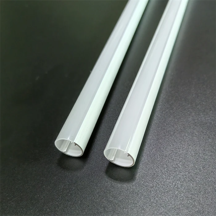 Пластиковые штранг-прессования двухцветная трубка из поликарбоната Двухцветная светодиодная