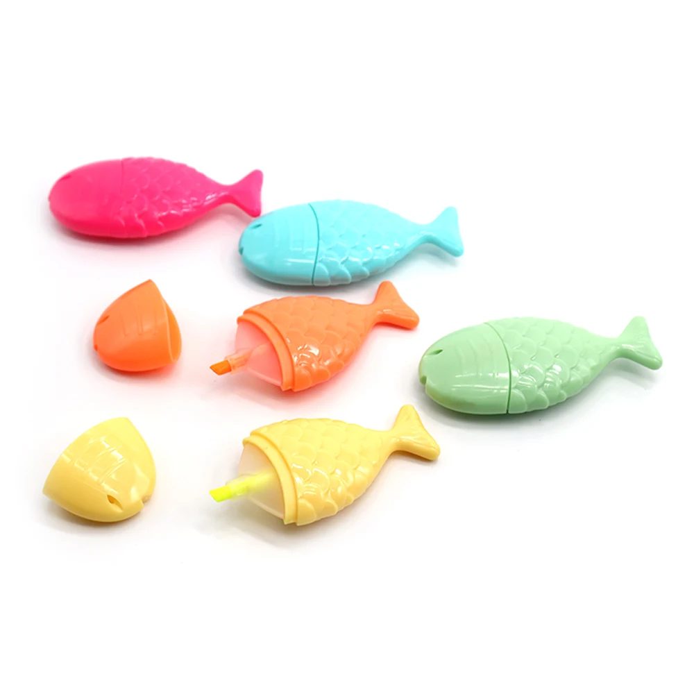 Cute mini mermaid tail fish shape highlighter