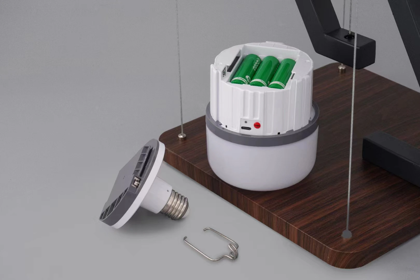 Хорошее качество E27 5 В Type-c портативная перезаряжаемая лампа для кемпинга дома Светодиодная аварийная