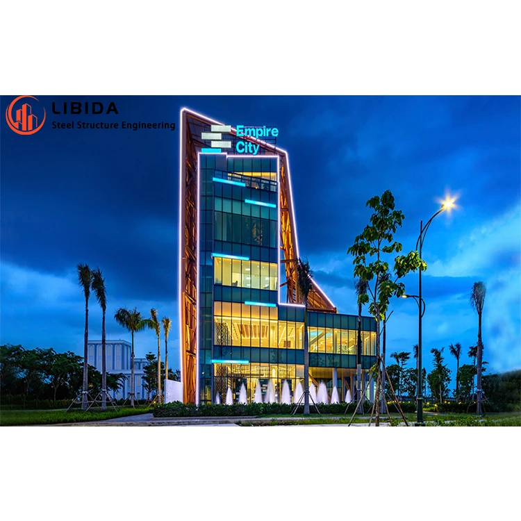 Сборные стальные конструкции под заказ, здание отеля, высотные стальные конструкции, сборные стальные конструкции, здание