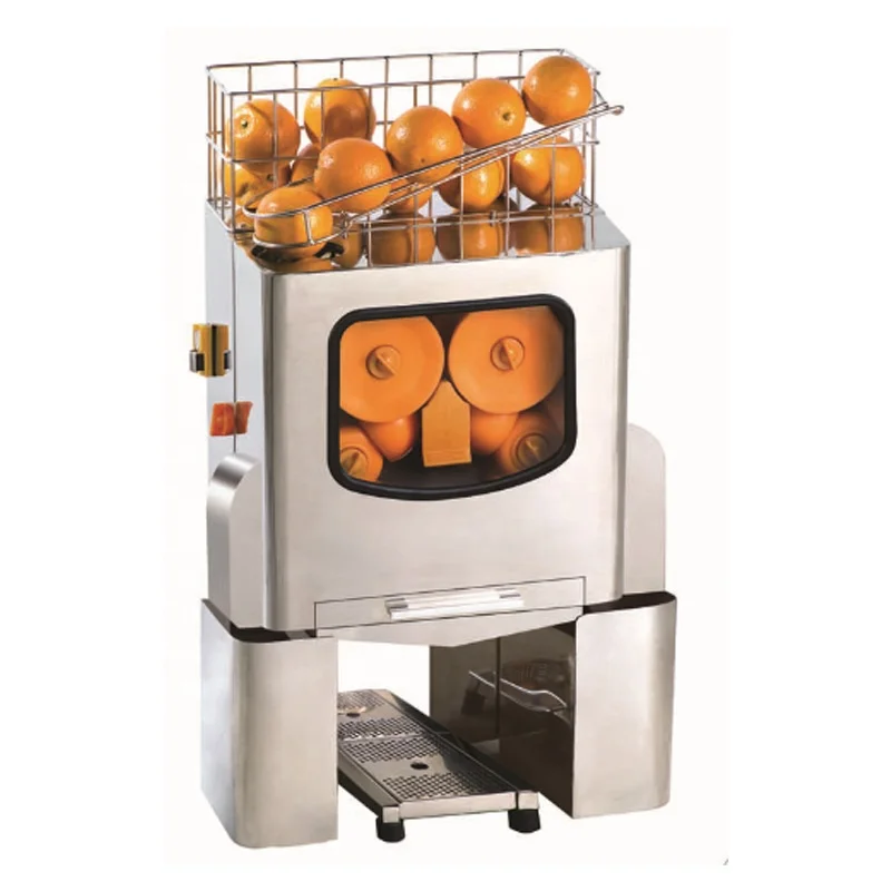 Industrial automatic squeezing and separating citrus fruit juicer