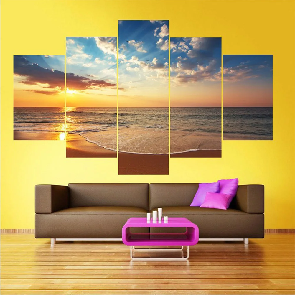 Hot Sale Hd Canvas, Wall Art Living Room Decoration Picture 5 Islamic Mecca Kaaba Wallpaper Picture Poster Gift/