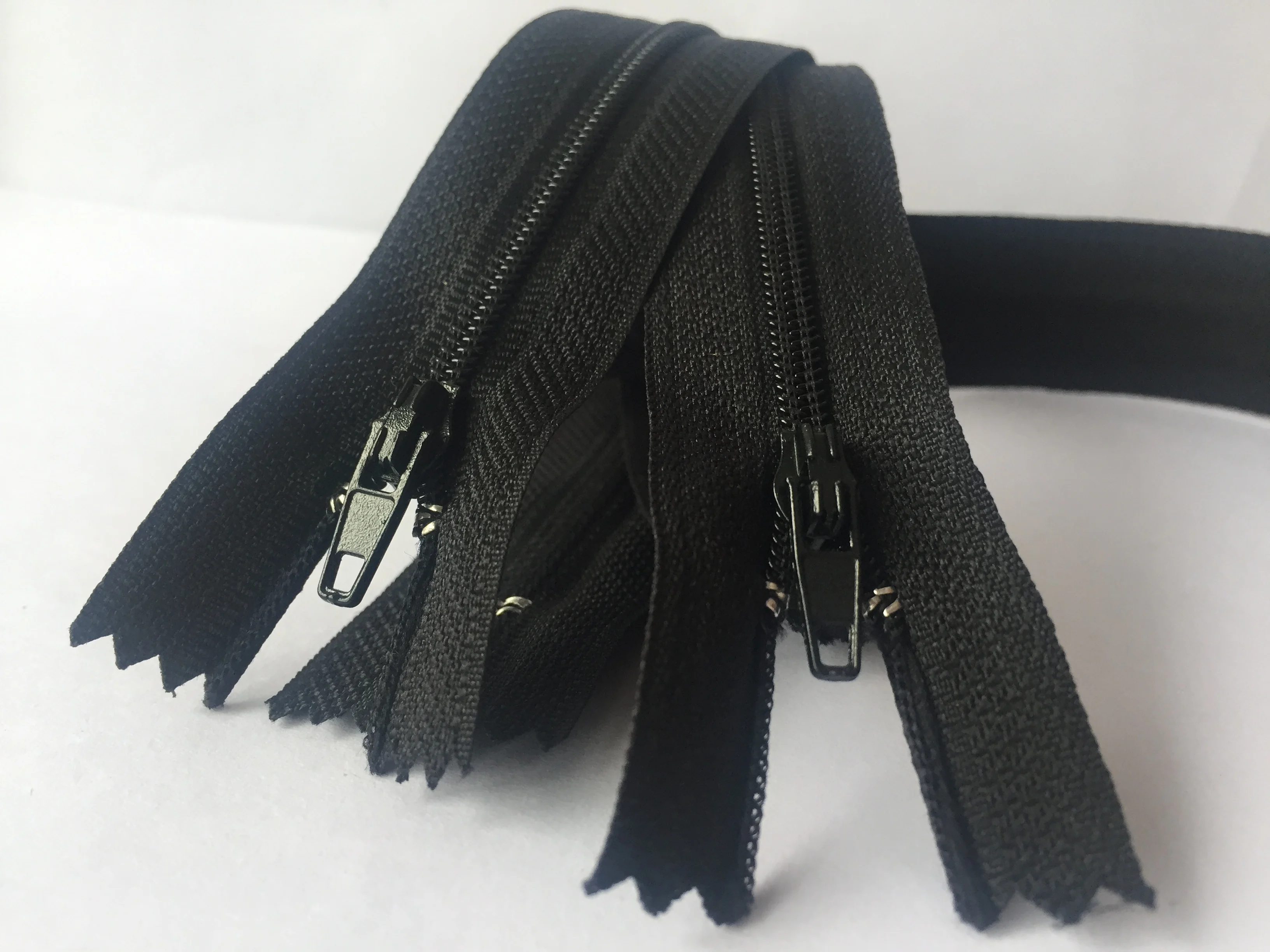 #3 Nylon Roll Zippers Invisible Long Chain Home Textile Bag Shoe Garment Teeth Run Smoothly 101m/kg