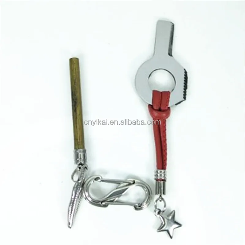 Factory Outlet Magnesium Flint Snake Buckle Hook for Camping Hiking and Emergency Use