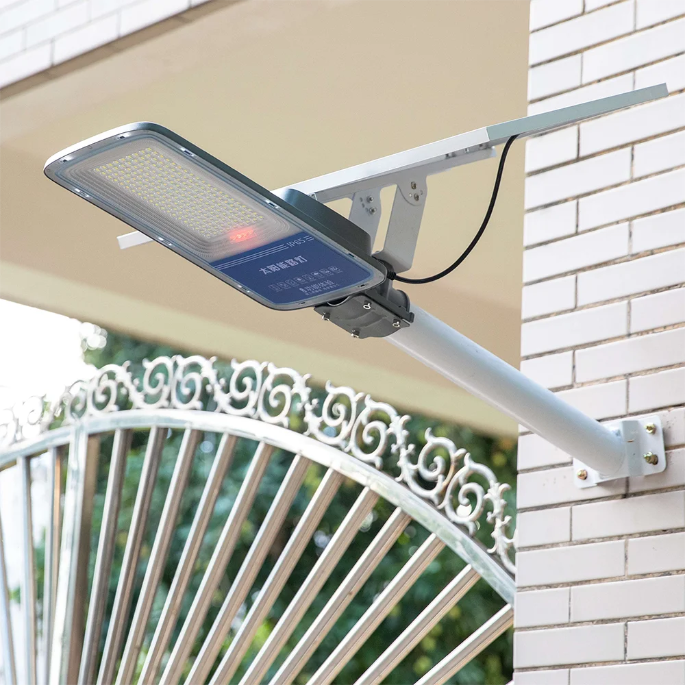Smart Switch 100W/150W/200W/300WSolar Led Street Lamp Waterproof Outdoor Wall Light with IP65 Rating for Road Lighting