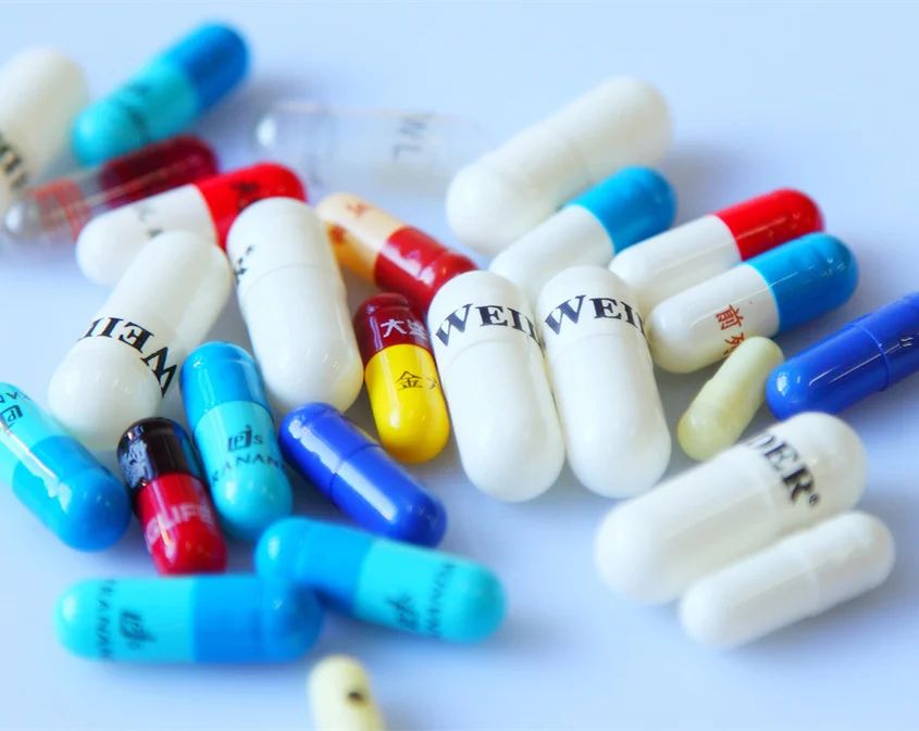 Размер 0 пустой твердые желатиновые красный капсулы