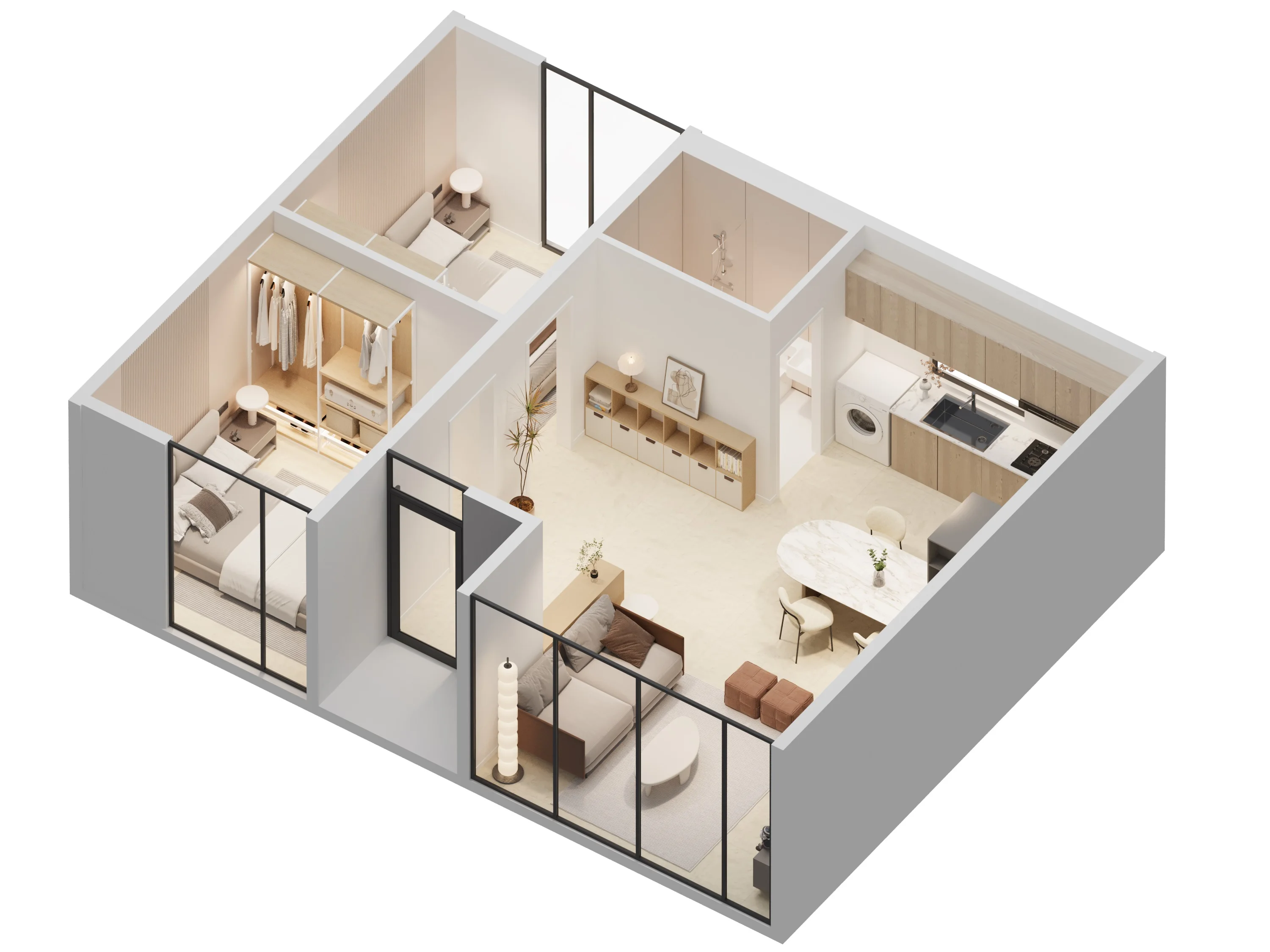 Hot Selling Modern Homes For Concrete Prefabricated Houses Luxury Prefab House