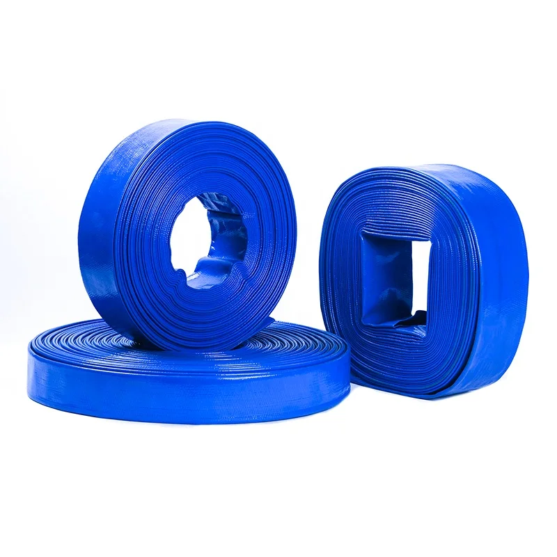2-8 inch Source PVC/TPU Layflat Flexible Hose Heavy Duty PVC High Pressure Layflat Water Hose
