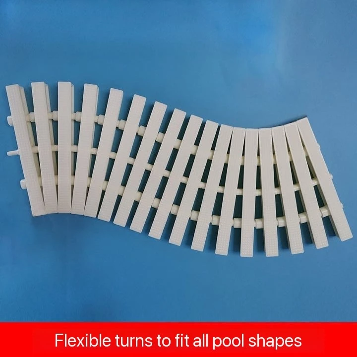 ABS/PP Plastic Pool Grilles 18/20/25/30CM Flexible Swimming Pool Overflow Gutter Grating Anti-Slip Square Shape Cover PPS