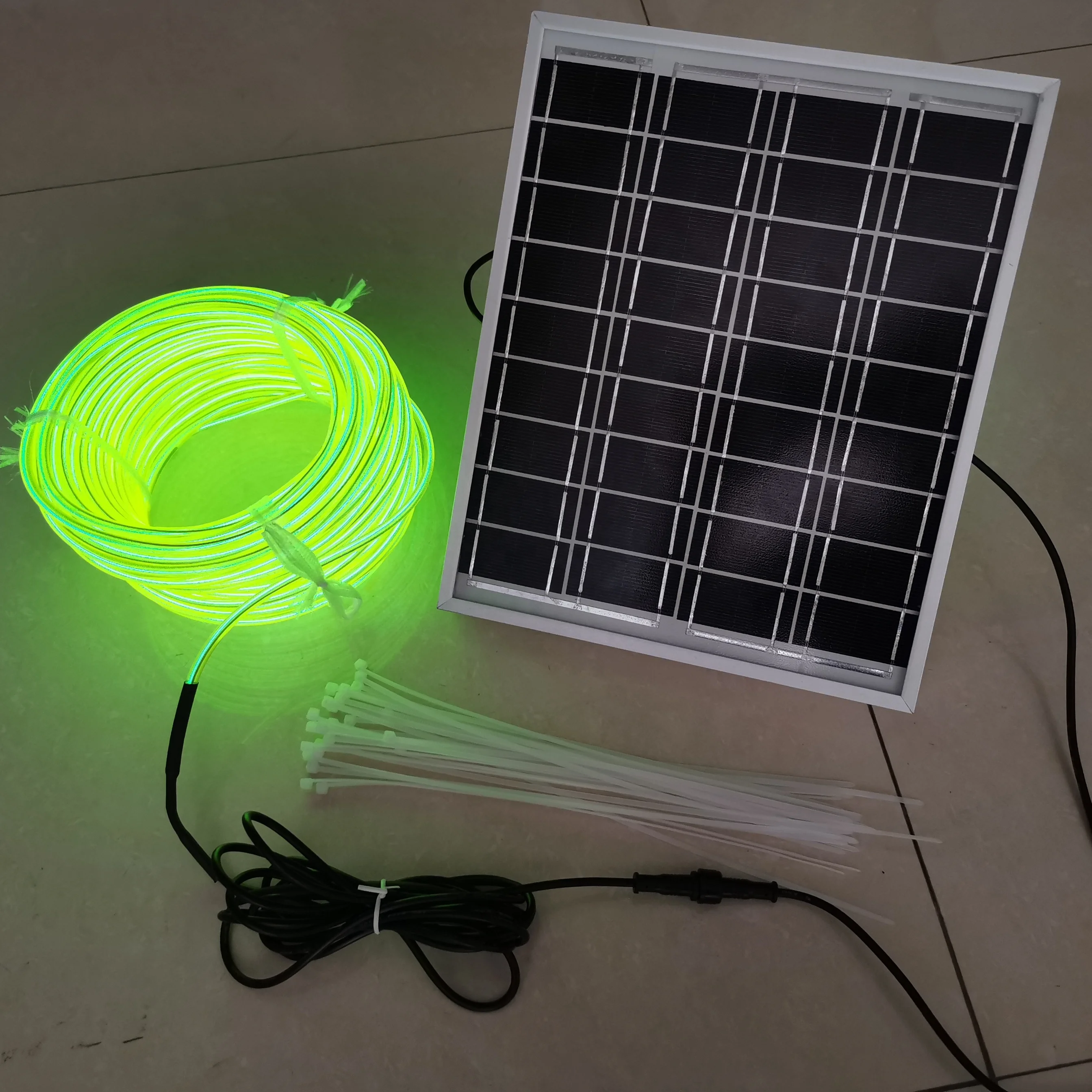 Outdoor  EL LED  Lighting rope for decorative  Garden backyard  fence decoration