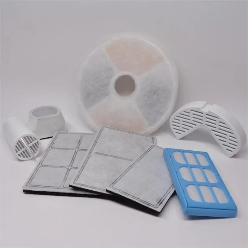 OEM и ODM фильтры для фонтанов для воды для домашних животных, уменьшающие хлор, плохой вкус, твердость, пищевой мусор, бактерии для здоровья питомца