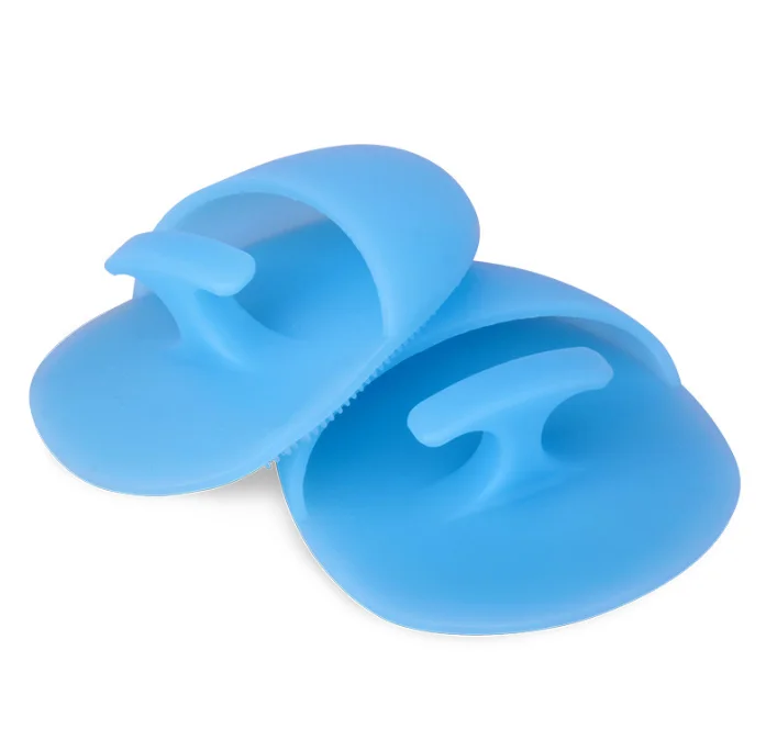 Super Soft Silicone Face Cleanser and Massager Brush Manual Facial Cleansing Brush Handheld Mat Scrubber