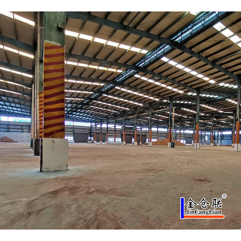 Prefabricated Steel warehouse / metal workshop / hangar / hall steel structure modern Long-Span building