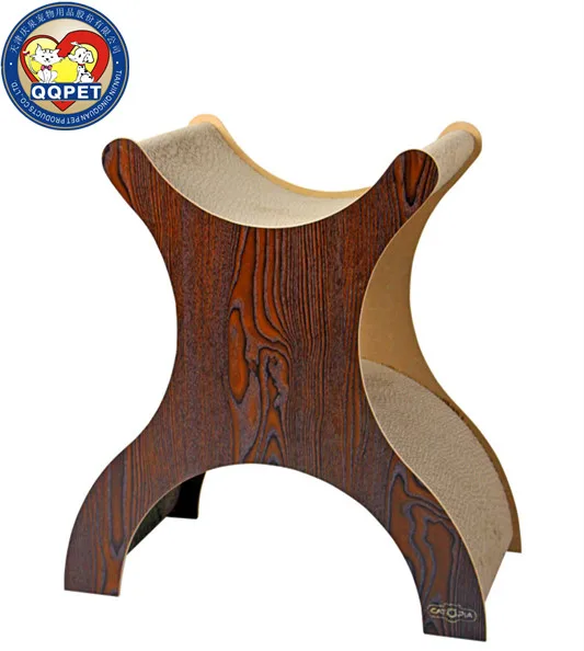 Catopia X shaped MDF Cat Scratcher Furniture Cat Scratching Lounge