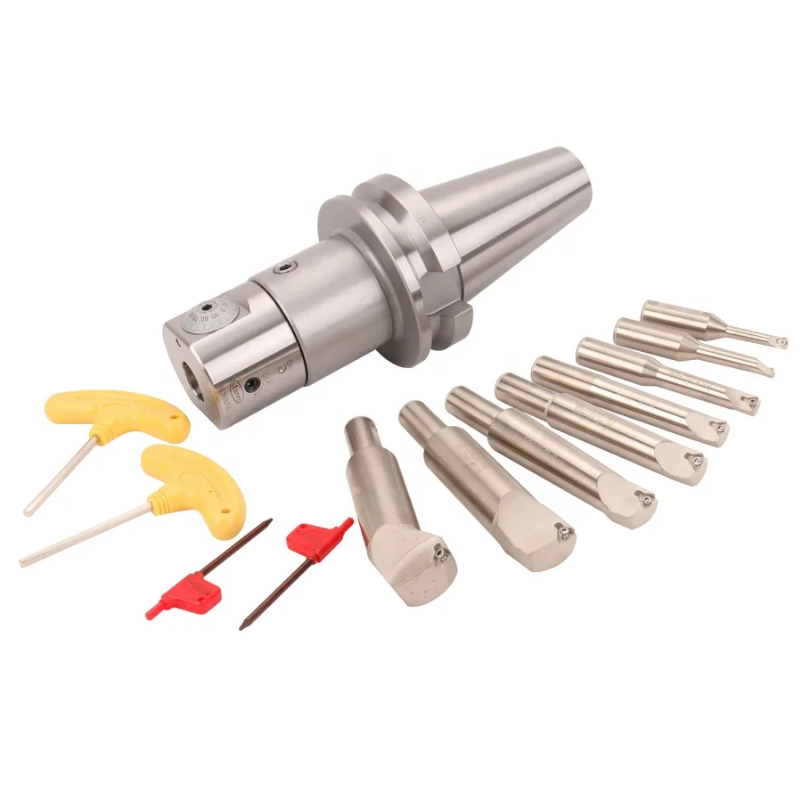 NBJ16  High Rigidity Boring Bar and Micro Precision Boring Head CNC Milling Machine Head  Fine NBJ Micro Boring Head Set