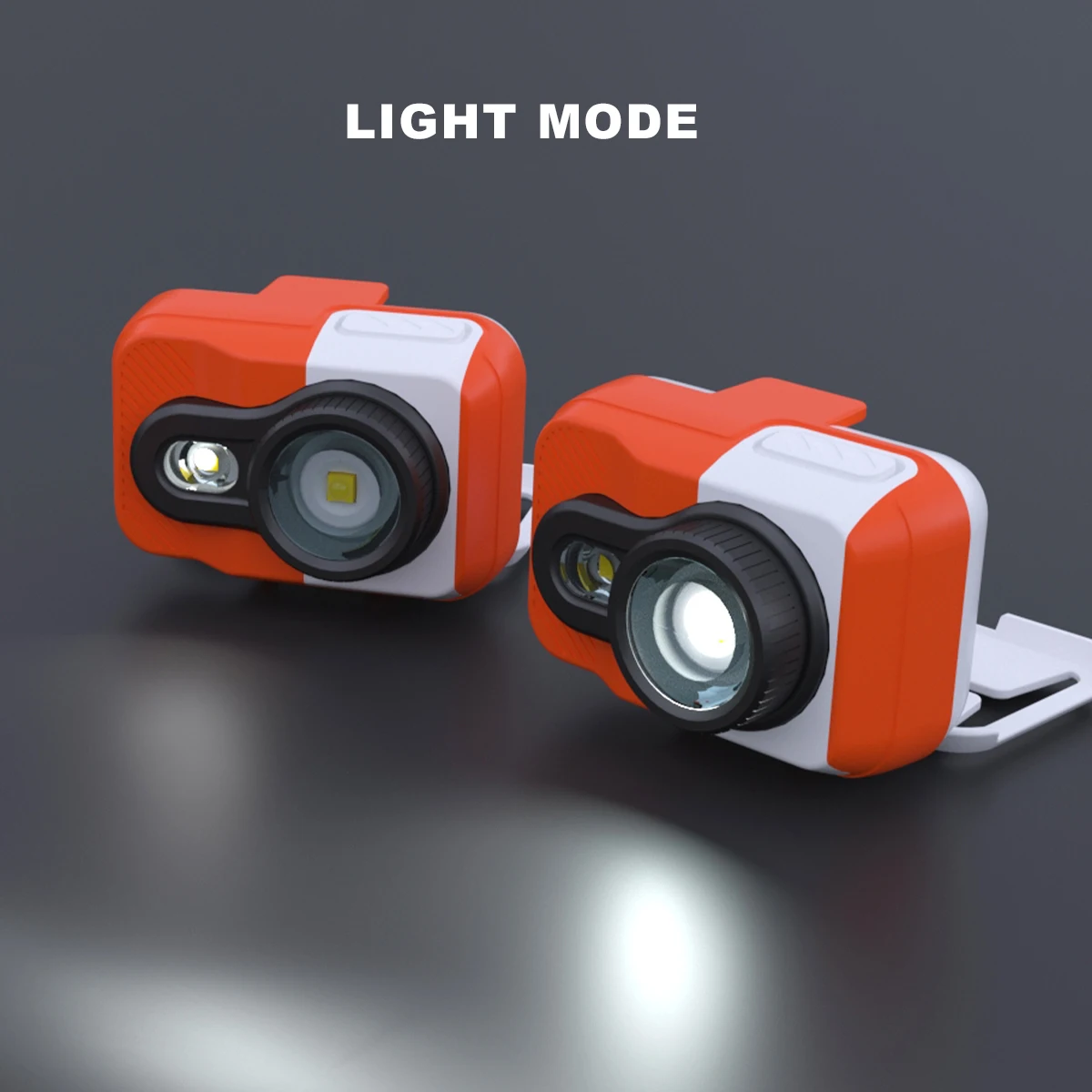 2024 New Private Customized Multicolor, High Appearance, High Lumen Rechargeable zoomable hybrid LED Headlamp