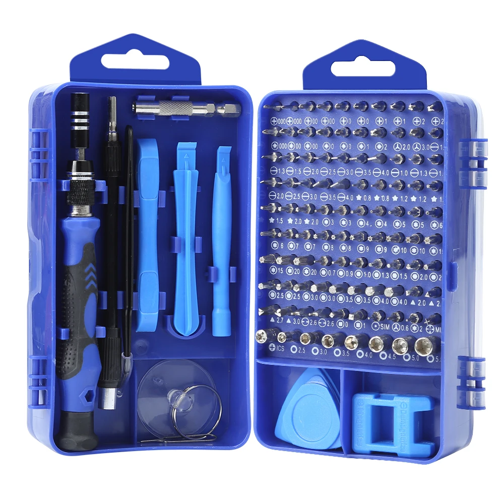 122 in a Screwdriver Tool Set Multi Function Kit Bit For Cell Phone Camera Laptop