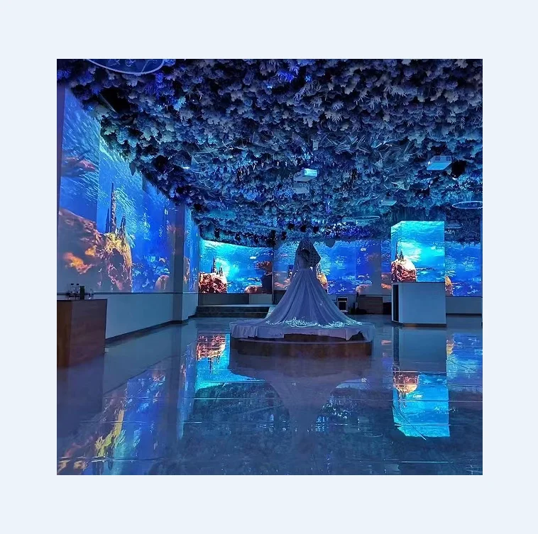 Holographic Event Room Dress Show Hologram Wedding Show Immersive Concert Show Ballroom Projection
