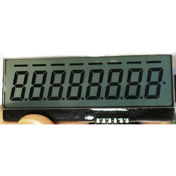 
High Quality COG module 7 segment LCD Display for gas meter customized available 