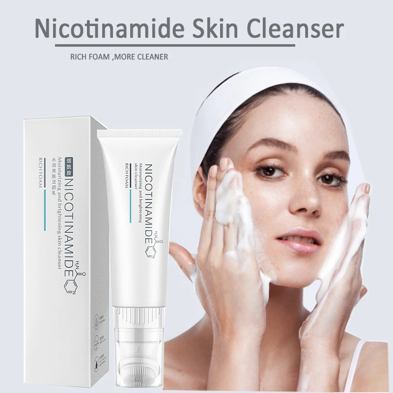 
CCPT Nicotinamide Acid Face Wash Exfoliating Cleanser - For Wrinkles and Lines Reduction-Acne Face Wash For Deep Clean 