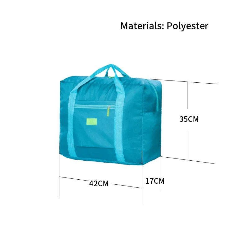 Large Capacity Low MOQ Expandable Lightweight Folding Luggage Bag Waterproof Foldable Travel Duffel Bag In Stock