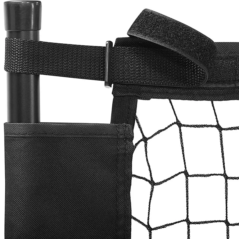 Pickle Ball Game with Net Regulation Size 22 ft - All-Weather Pickle Ball Mesh Net - Includes Carry Bag - Durable Quick & Easy S