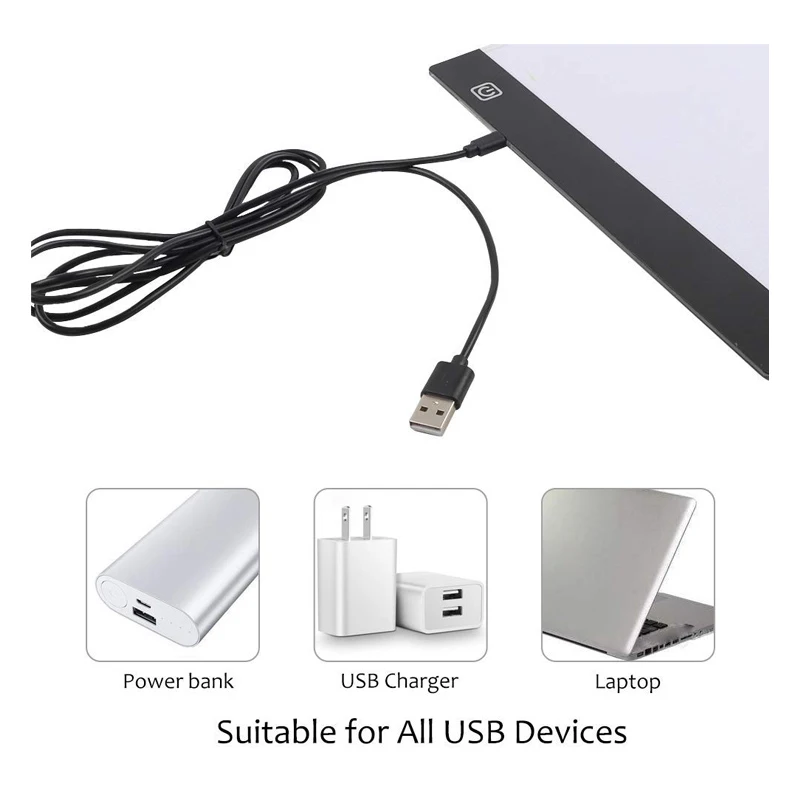 VANCY ARTS High Quality USB Charge Light Pad Diamond Painting Kits Tools And Accessories Kit For Adults And Kids