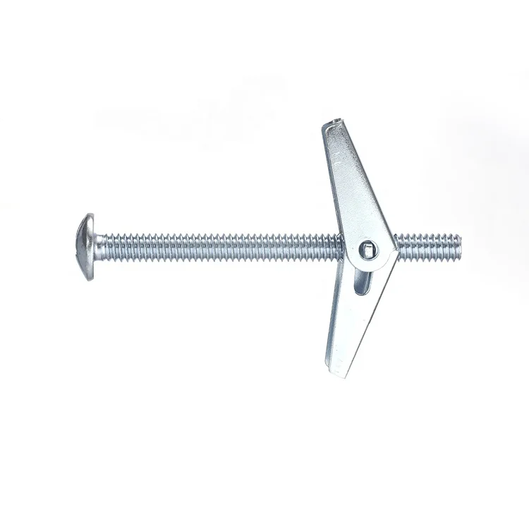 Carbon Steel Zinc Plated Spring Toggle Anchor wing and bolts