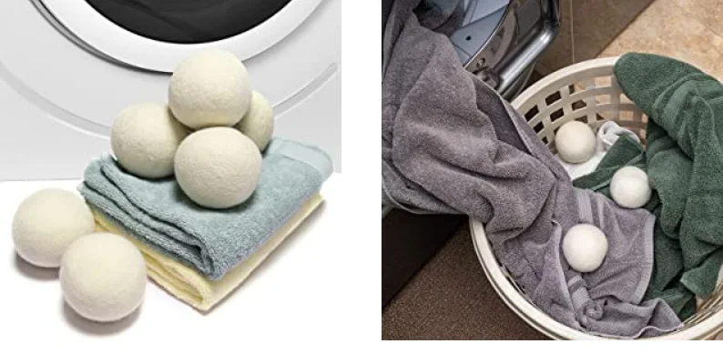 Handmade Natural Products Organic Laundry drying  Anti Static Wool Dryer Balls Wool Felt Ball