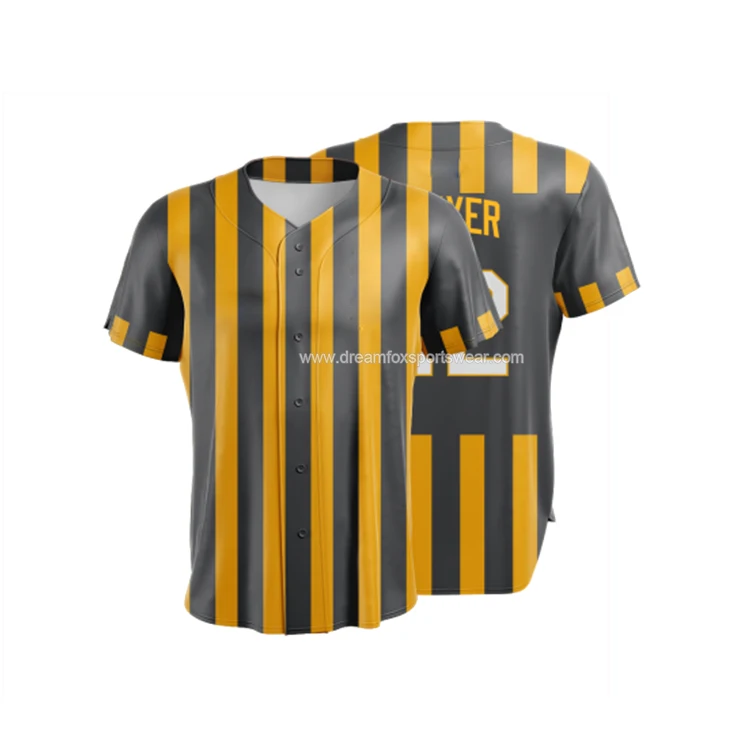 Best quality custom sport strip softball baseball uniforms wholesale cheap price custom mesh plain baseball jersey shirts design