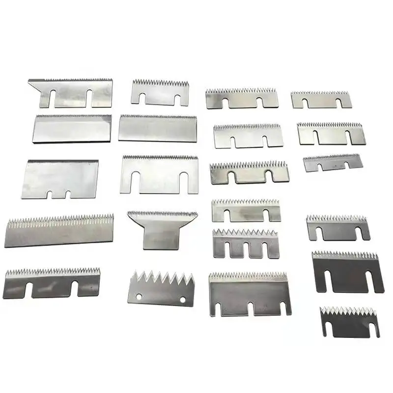 long round Serrated blade Packaging Machine Blade Serrated Sealing Knife Zigzag Cutter Blade