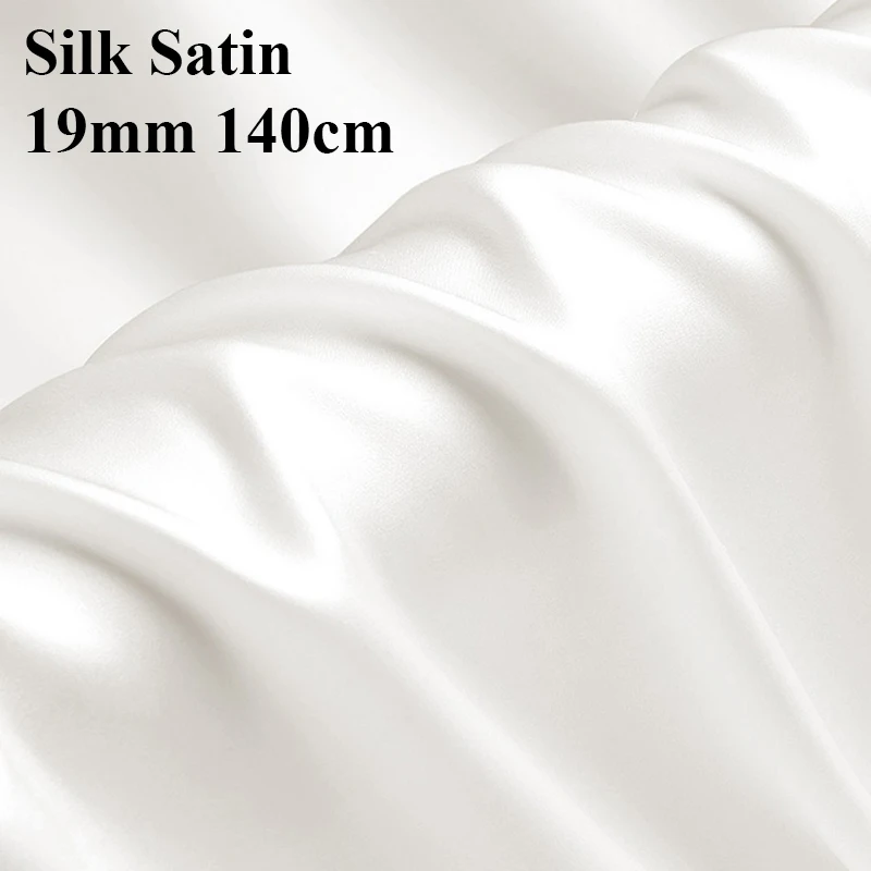 Spot 100% Pure Silk Fabric 19mm Plain Dyed Golden Charmeuse Silk Satin Fabric For Dress