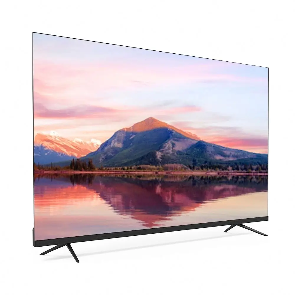 Китайский завод продавец Бескаркасный тонкий безель с ИИ-питанием 4K телевизор 24