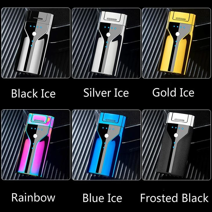 KL-041  Rechargeable   Dual   Arc   USB   Lighter   with   Custom   Logo