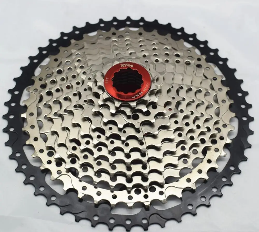 
Xtos 10Speed 11-50T Cassette Mountain Bike 10S 20S 30S Freewheel Sprocket for Parts Xt Slx Xo X0 X9 X7 