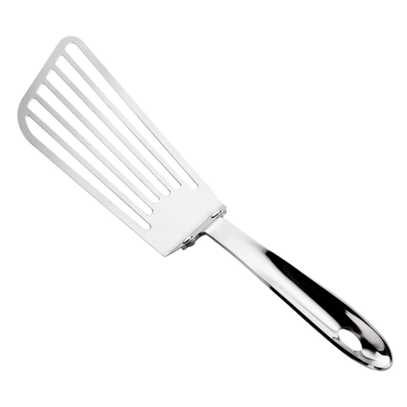 Stainless steel cooking spatula Fried fish and fried steak drain spatula 304 stainless steel multipurpose spatula