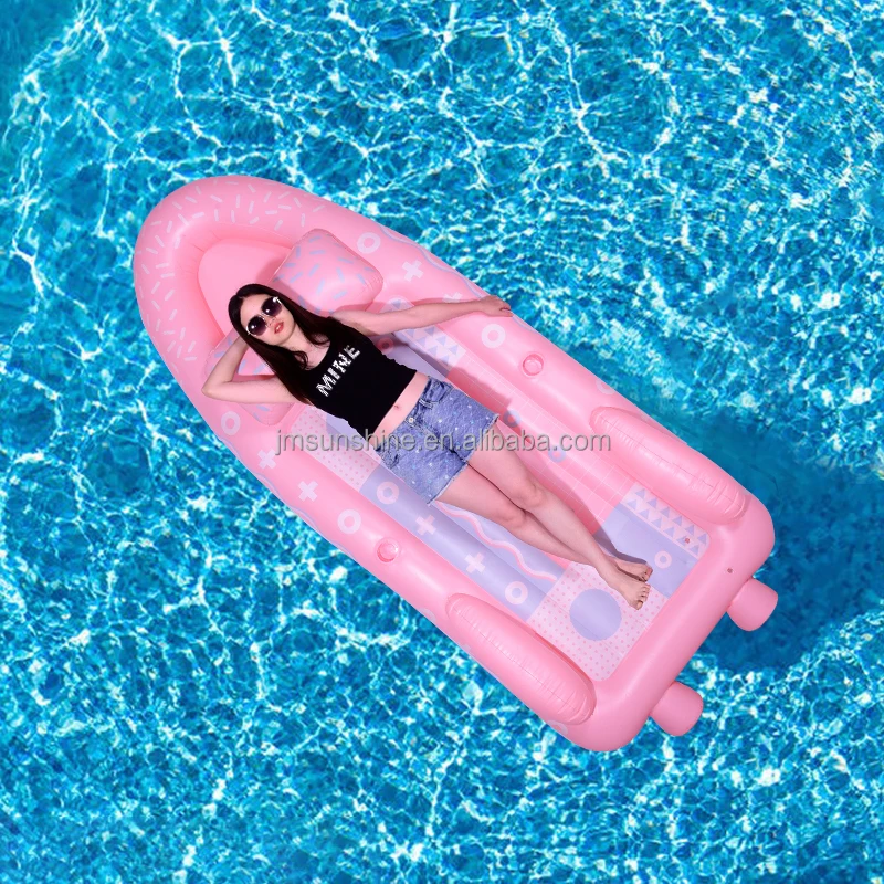 New Design Luxury adults yacht pool float inflatable raft toys ice cooler pink rocket ship air mattress inflatable boat