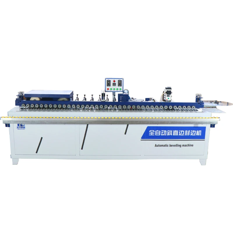 Full Automatic Pre-milling bevel straight edge banding machine for Handle-free cabinets