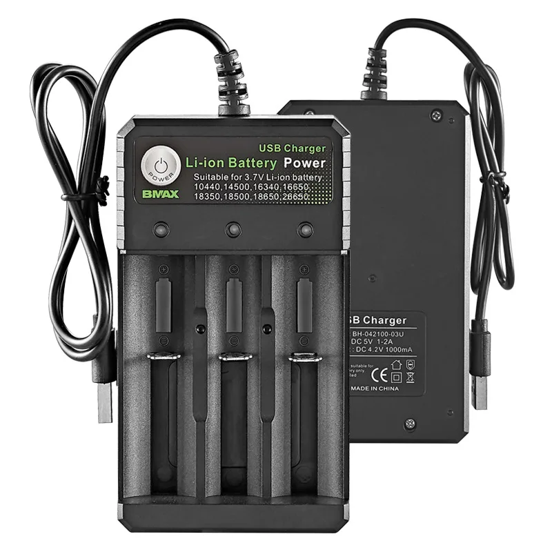  Зарядное устройство USB 18650 перезаряжаемая батарея для 3 7 в Li-Ion INR18650 16650 14650 18350 18500 16340