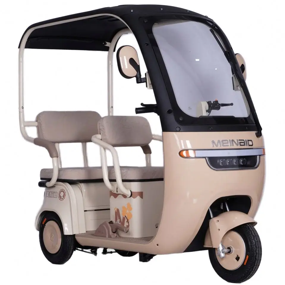 CHENLU New Adult Electric Bike 3 Wheels Tricycles With Roof Electric Tricycle For Passengers open body