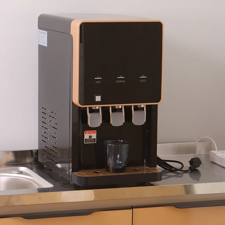 2024 New Design Countertop UF Water Purifier Machine Hot and Cold Water System with Activated Carbon Material