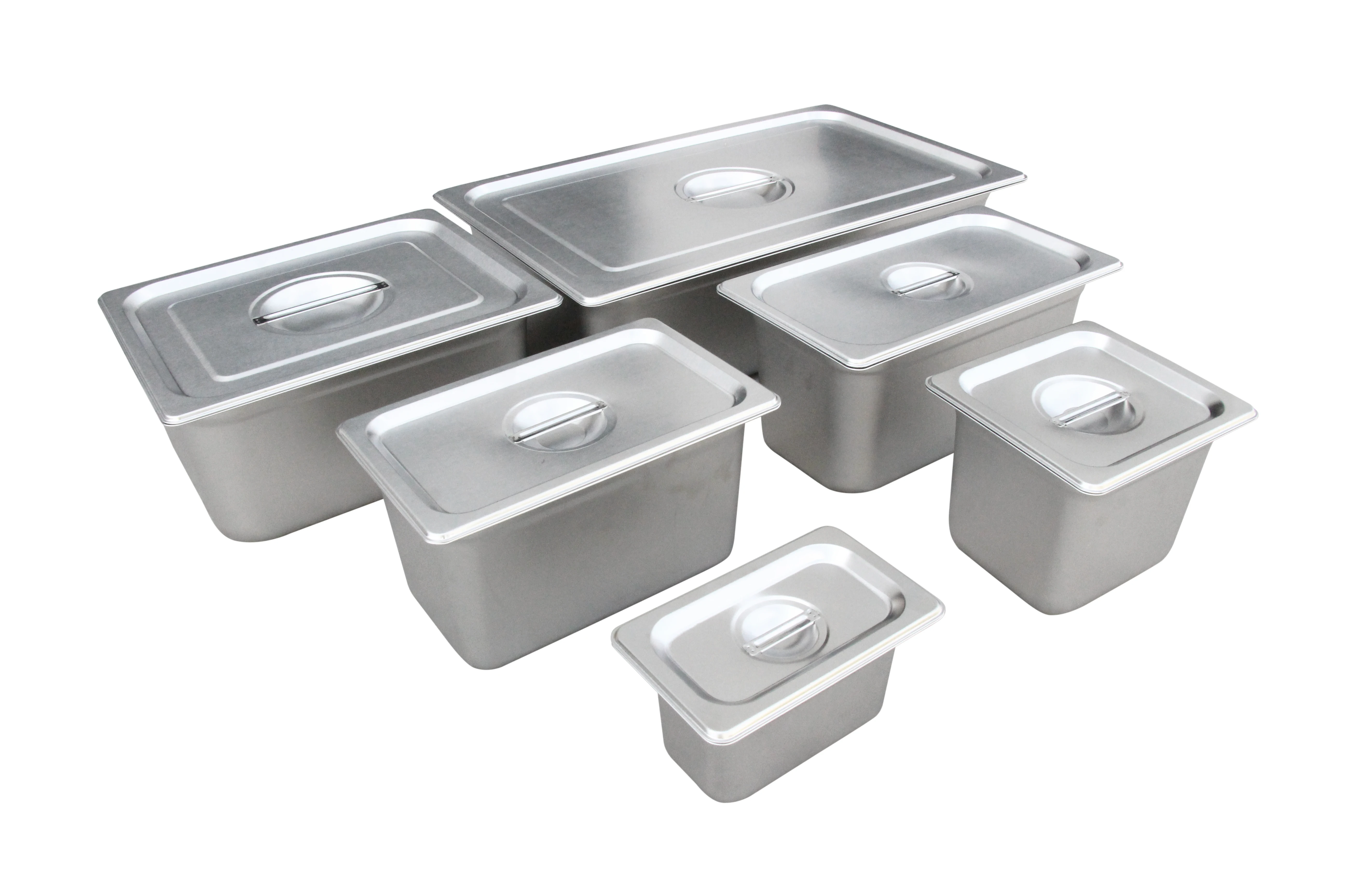 High Quality  Acceptable Customized Size Stainless Steel Gastronorm Food Container GN Pan