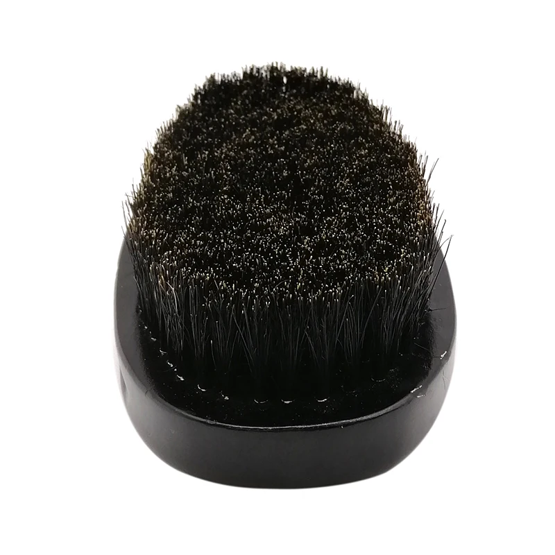 Vintage Boar Bristle Beard Mini Brush Handmade Mustache Pocket portable brush For Men Beard Care beard brush