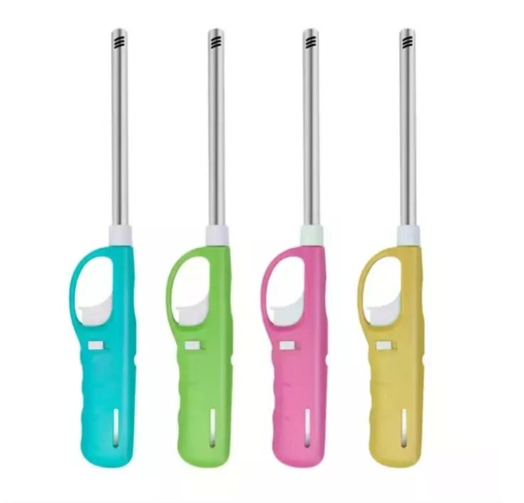 Wholesale Cheap Bbq Kitchen Colour Butane Jet Flame Torch Gas Windproof Refillable Lighter