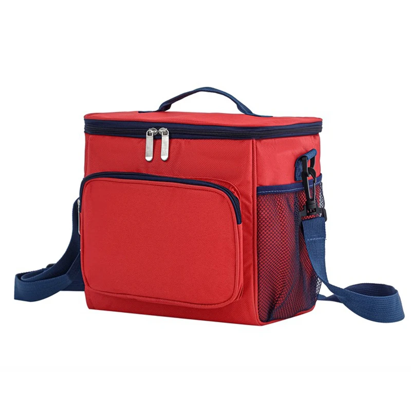 portable fresh-keeping and heat preservation bag oxford cloth single shoulder lunch bag custom size and color cooler bag