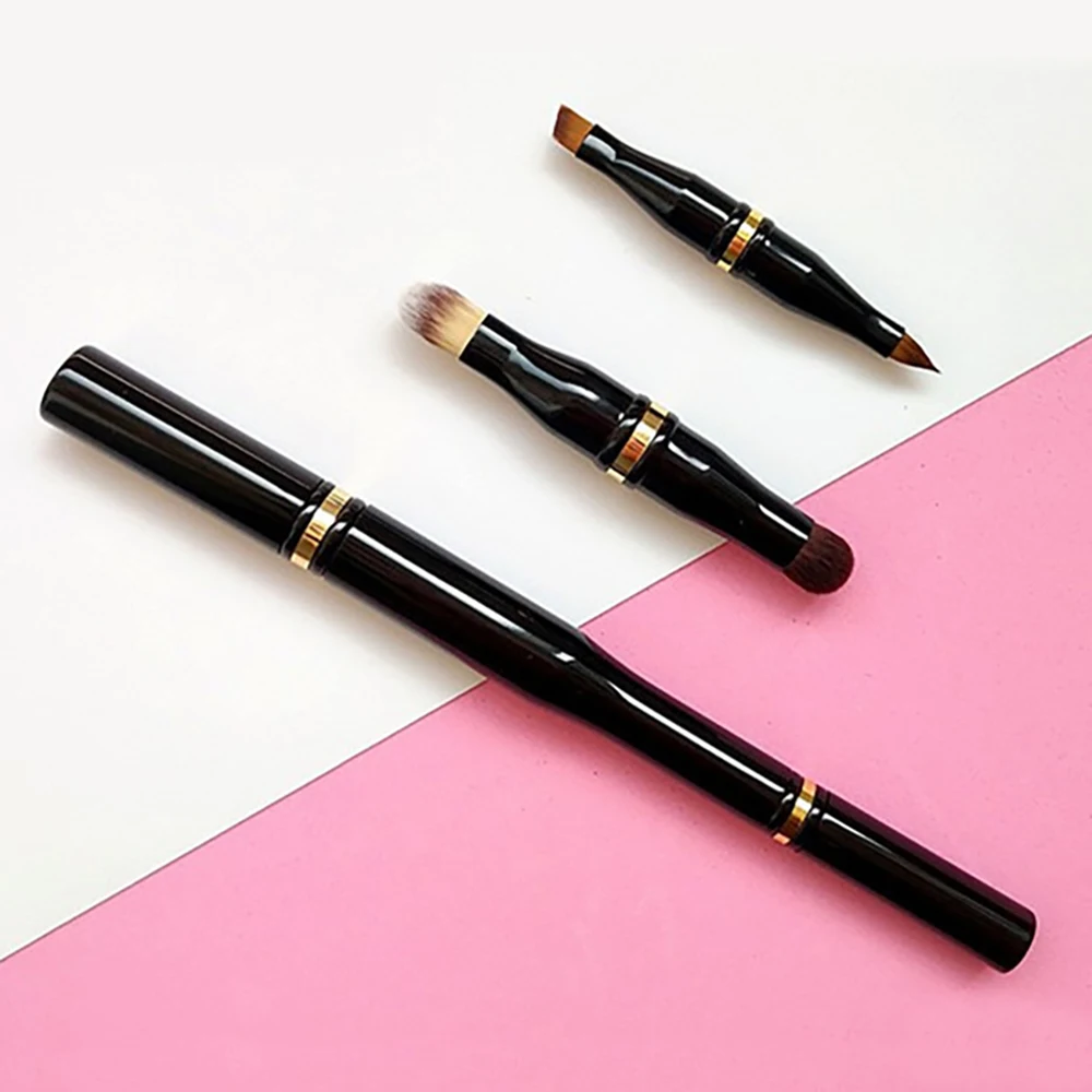 BUEART 2018 новый дизайн портативные многофункциональные мини 4 в 1 выдвижные кисти для макияжа