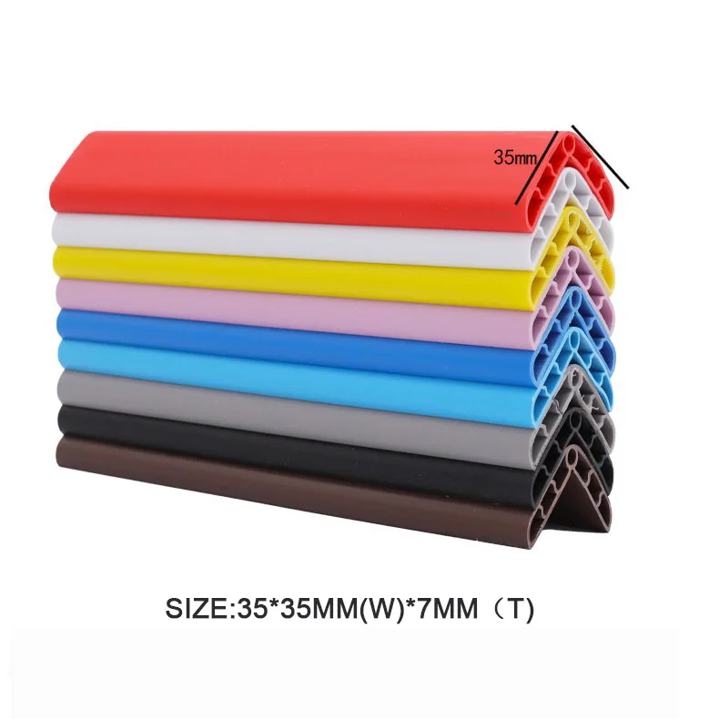 PVC stair plastic anti-collision anti-slip strip school kindergarten protection self-adhesivewall edge guards corner cover